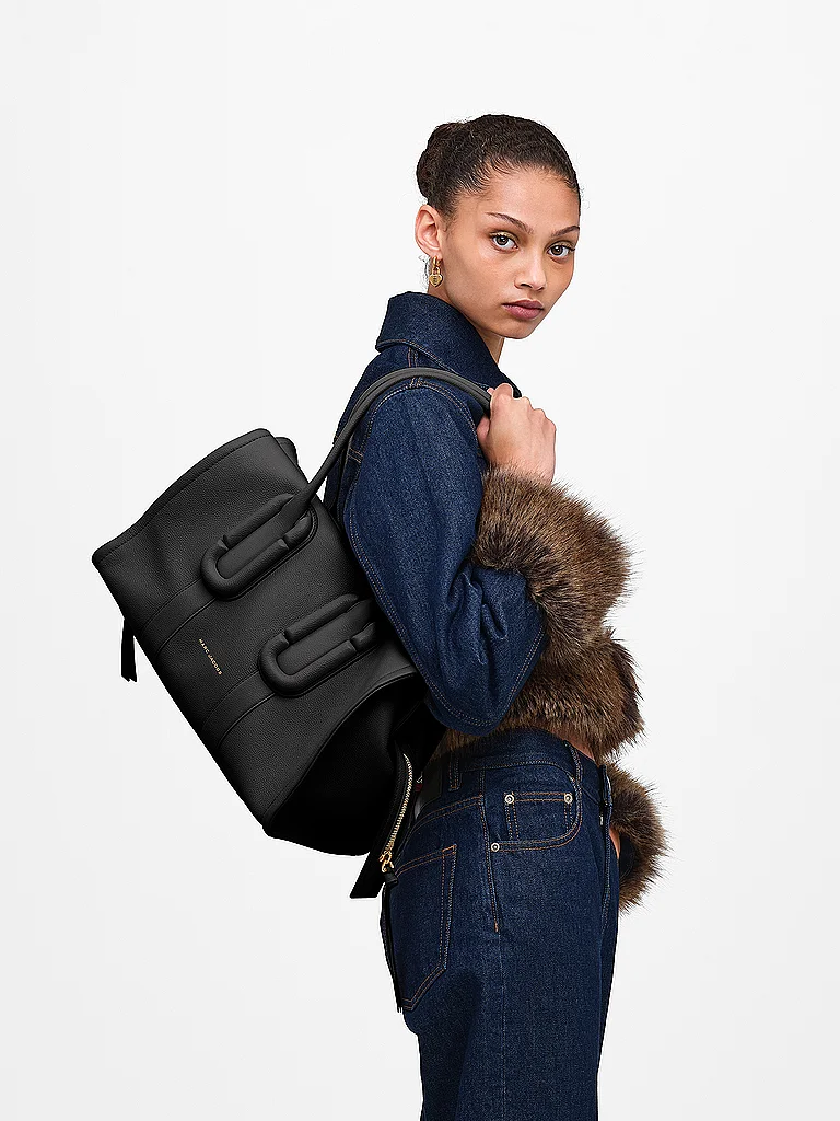 MARC JACOBS Borsa in pelle - Shopper BABE CITY nero